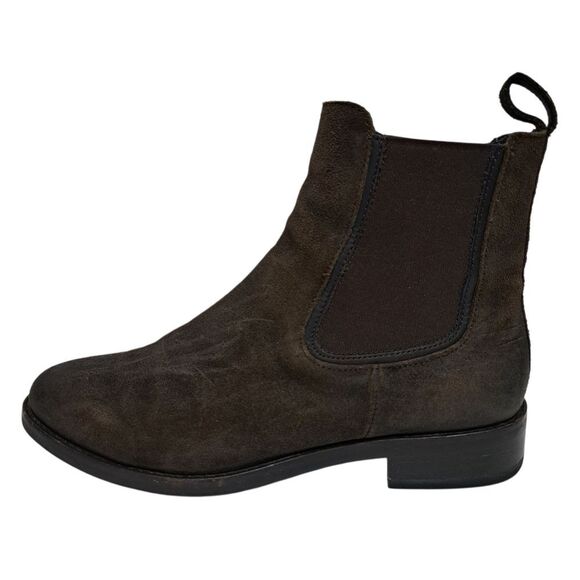 Thursday Boot Co. The Duchess Grunge Streetwear Dark Olive Suede Size 8 - Picture 6 of 15